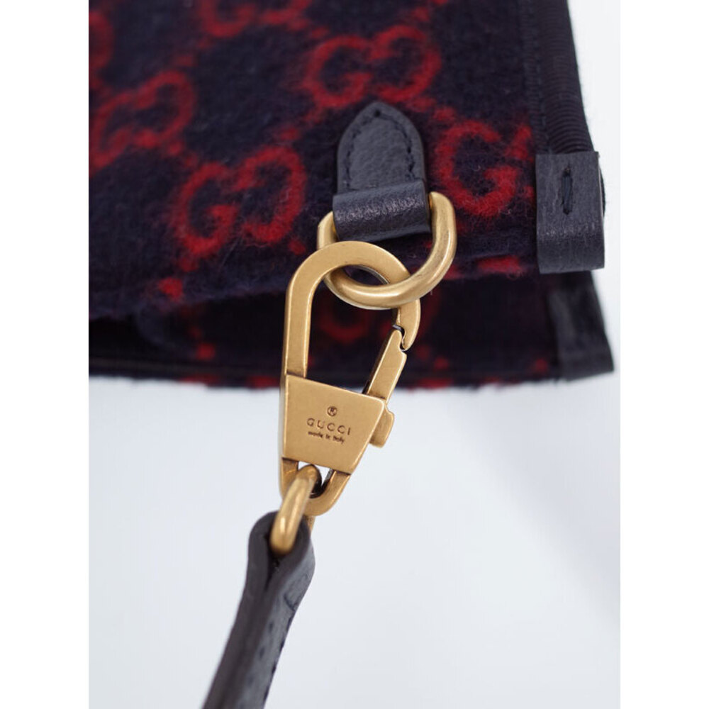 GUCCI GG Wool Tote Bag - Picture 9 of 9